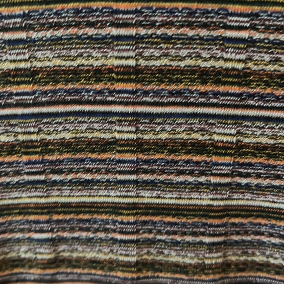 Free People Intimately Fitted Multi-Color Mock Neck Longsleeve - Picture 4 of 5